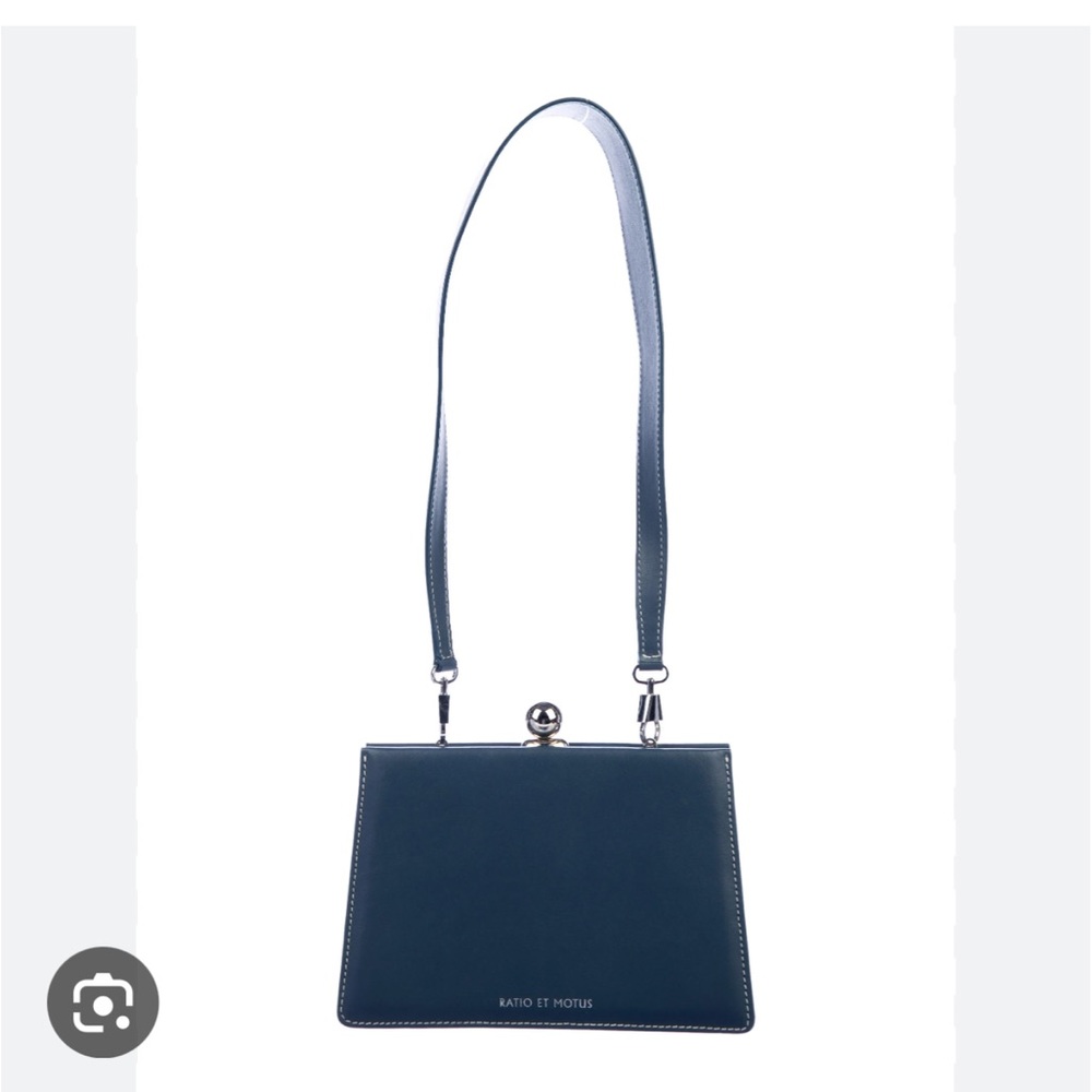 Ratio Et Motus Blue Leather Mini bag